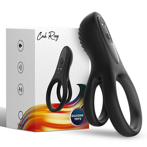 9 Functions Flexible Rooster Cock Ring by BDStyle
