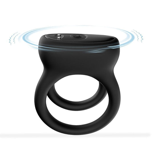 Wireless Double Vibrating Mens Cock Ring by BDStyle