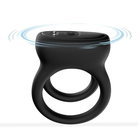 Wireless Double Vibrating Mens Cock Ring by BDStyle