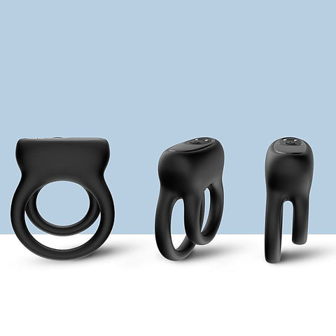 Wireless Double Vibrating Mens Cock Ring by BDStyle