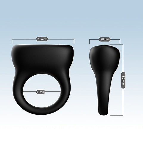 9 Functions Wireless Silicone Vibrating Cock Ring by BDStyle