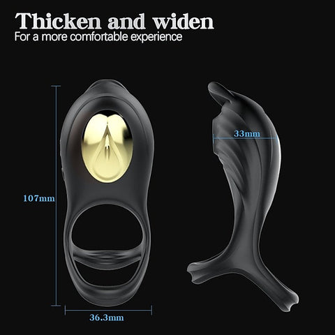 5 Functions Penis Ring Vibrator by BDStyle