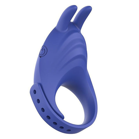 Wireless Adjustable Silicone Vibrating Cock Ring by BDStyle