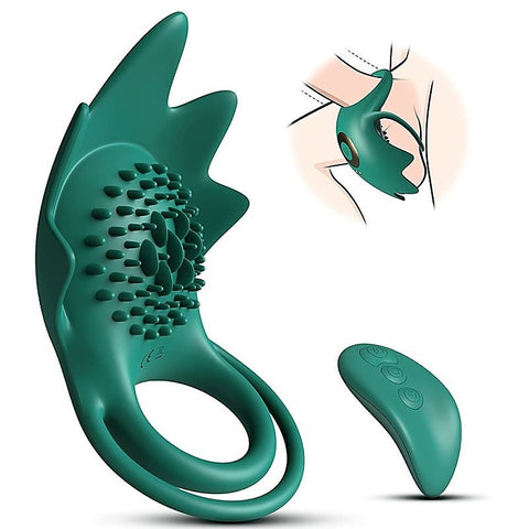 10 Functions Starfish Wireless Vibrating Cock Ring