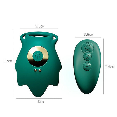 10 Functions Starfish Wireless Vibrating Cock Ring