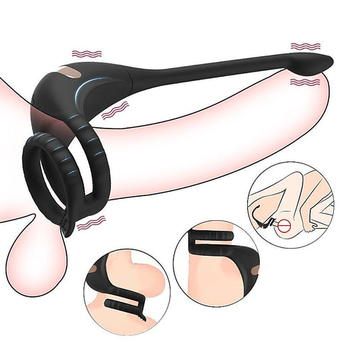Multi Function Wireless Dragon Knight Male Cock Ring With