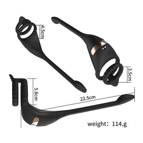 Multi Function Wireless Dragon Knight Male Cock Ring With