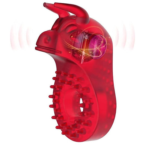 Bull Head Shaped Vibrating Cock Ring by BDStyle