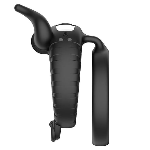 OX Horn 10 Functions Vibrating Cock Ring by BDStyle