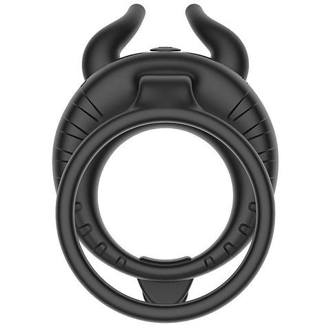 OX Horn 10 Functions Vibrating Cock Ring by BDStyle