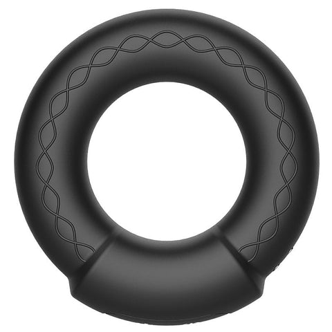 Warm Rechargeable 10 Functions Silicone Cock Ring by BDStyle