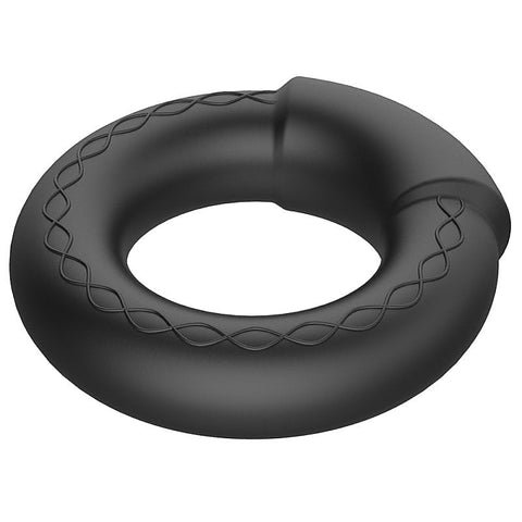 Warm Rechargeable 10 Functions Silicone Cock Ring by BDStyle