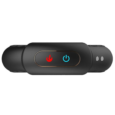 Warm Rechargeable 10 Functions Silicone Cock Ring by BDStyle