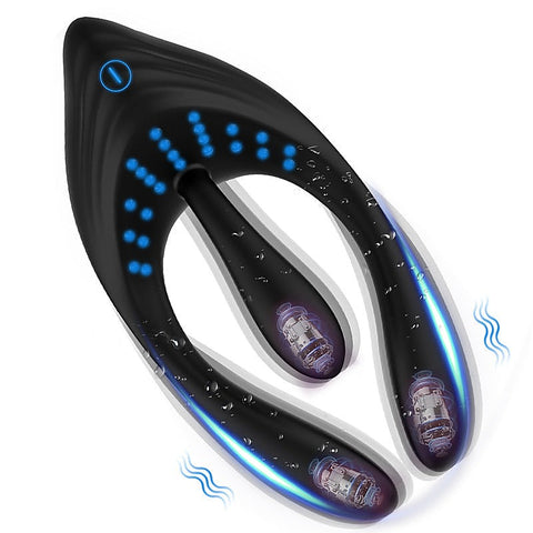 Love Triangle Vibrating Cock Ring by BDStyle