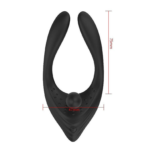 Love Triangle Vibrating Cock Ring by BDStyle