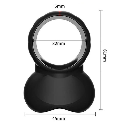 Testis Locking Sex Delay Cock Ring by BDStyle
