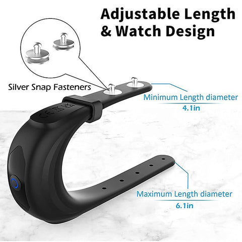 Wrist Watch Adjustable Size Vibrating Cock Ring by BDStyle