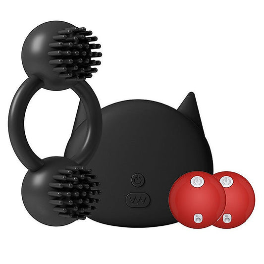 10 Functions Delay Loop Double Vibrating Cock Ring