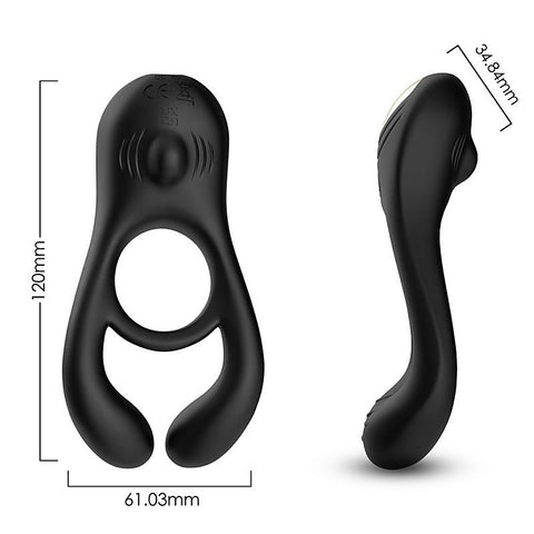 Veyron 3 Motors 9 Functions Vibrating Cock Ring By Bdstyle