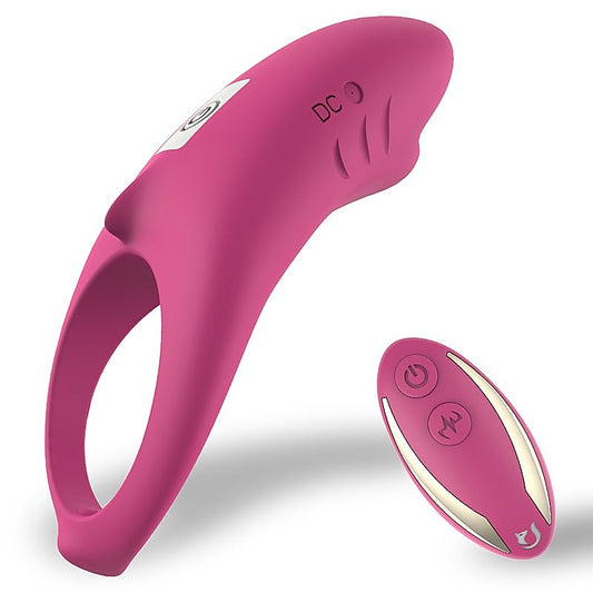 Shark Remote Control Silicone Cock Ring by BDStyle