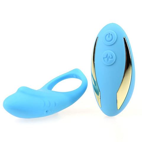 Shark Remote Control Silicone Cock Ring by BDStyle