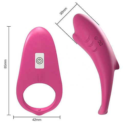 Shark Remote Control Silicone Cock Ring by BDStyle