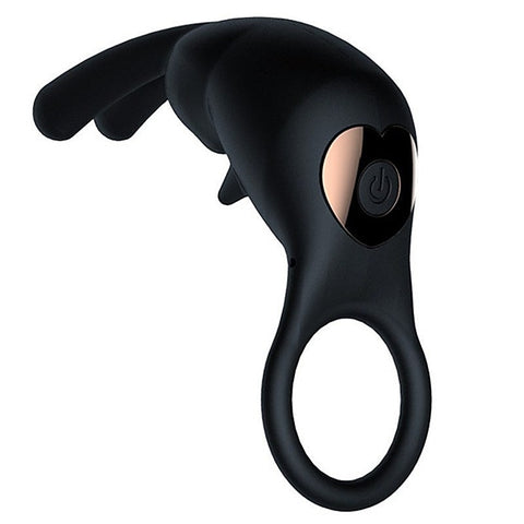 Rabbit Ear 10 Frequency Mens Cock Ring by BDStyle