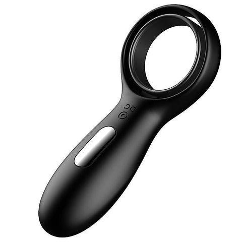 10 Functions Vibrating Cock Ring with Double Ring by BDStyle