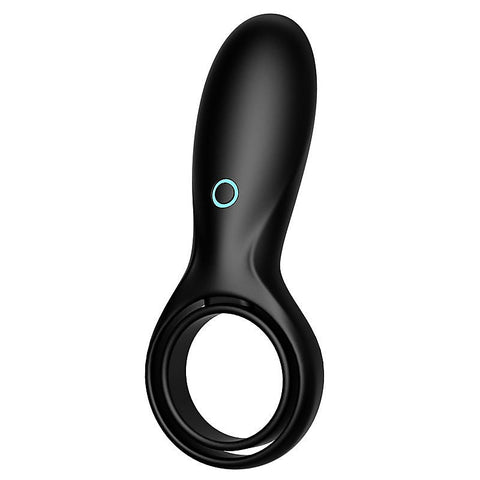 10 Functions Vibrating Cock Ring with Double Ring by BDStyle