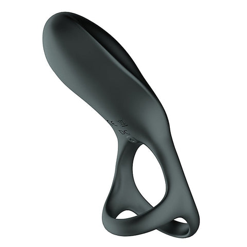 10 Functions Vibrating Cock Ring with Three Ring by BDStyle