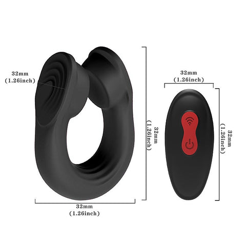 Headset 18 Frequency Vibration Cock Ring by S-Hande