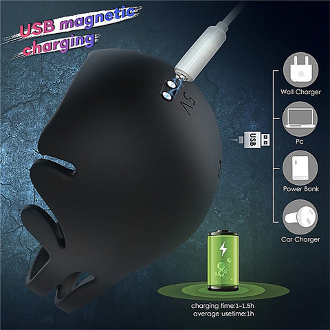 Nest Scrotum Vibrating Mens Cock Ring by S-Hande