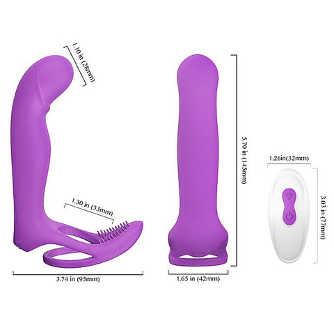 Lorna 9 Functions Vibrating Cock Ring by S-Hande