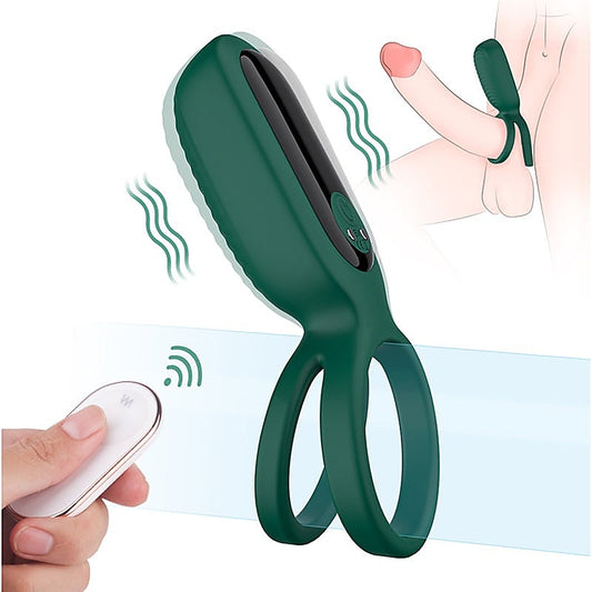 Squidward 9 Functions Vibrating Cock Ring by S-Hande