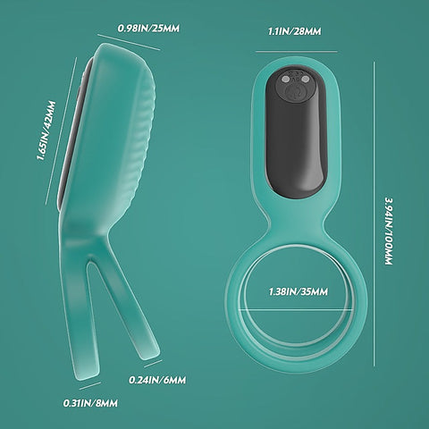 Squidward 9 Functions Vibrating Cock Ring by S-Hande
