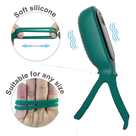 Squidward 9 Functions Vibrating Cock Ring by S-Hande
