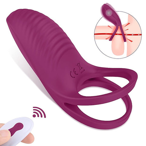Trap 9 Functions Rechargeable Cock Ring by S-Hande