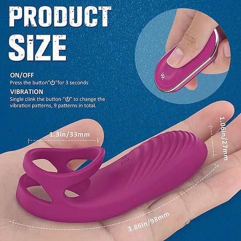 Nicholas Waterproof Rechargeable Cock Ring by S-Hande