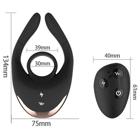 Electric Shock Mens Wireless Cock Ring by BDStyle