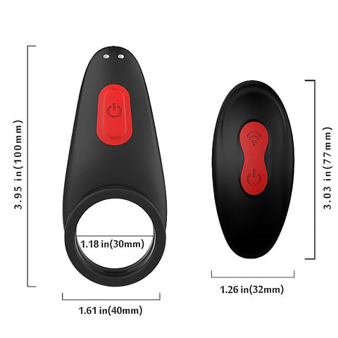 Coco Wireless 9 Frequency Vibration Cock Ring by S-Hande