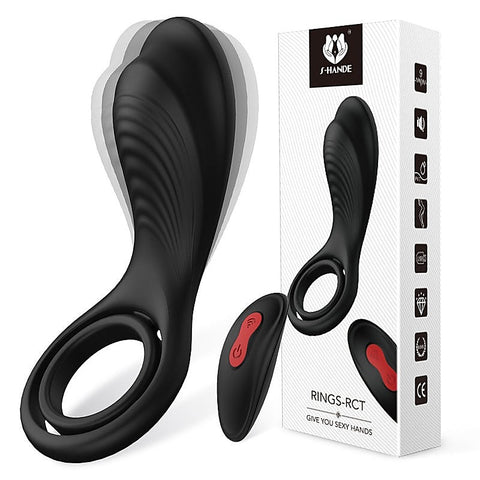 9 Functions Vibrating Cock Ring by S-Hande
