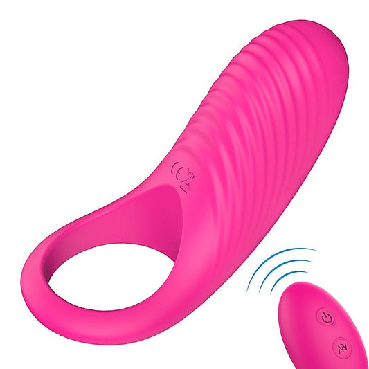 Himan Male Vibration Cock Ring Rose by S-Hande