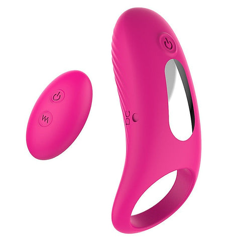 Himan Male Vibration Cock Ring Rose by S-Hande