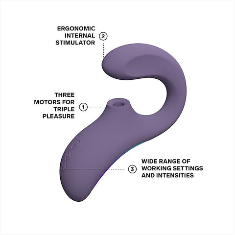 Enigma Wave Dual Stimulating Suction Vibrator by Lelo