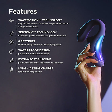 Enigma Wave Dual Stimulating Suction Vibrator by Lelo