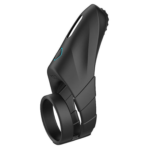 10 Functions Vibrating Dual Penis Ring with Taint Teaser