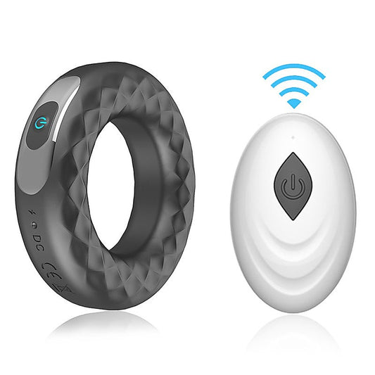10 Functions Rechargeable Wireless Mens Cock Ring by BDStyle