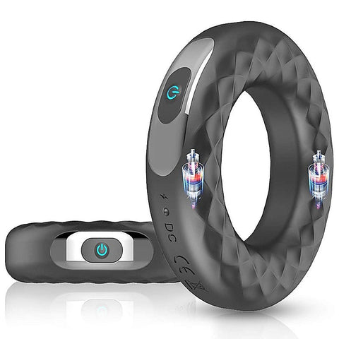 10 Functions Rechargeable Wireless Mens Cock Ring by BDStyle