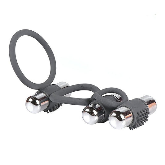 Three Ring 7 Model Vibration Cock Ring by BDStyle