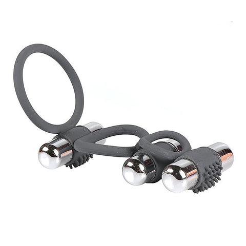Three Ring 7 Model Vibration Cock Ring by BDStyle
